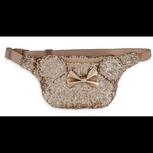 Disney Minnie Mouse Rose Gold Loungefly Fanny Pack